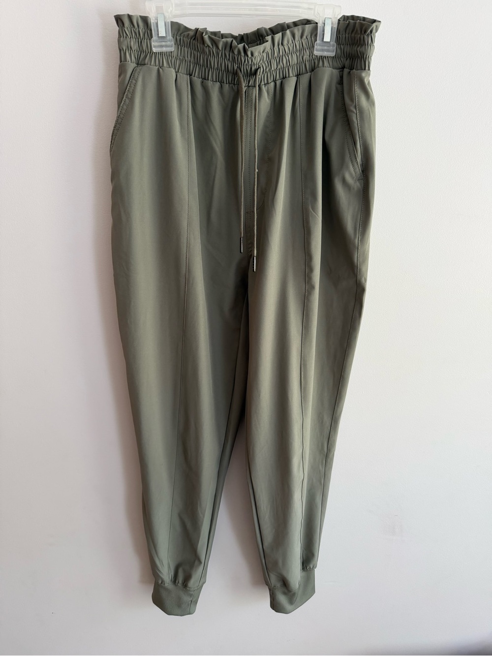 Women’s Vanilla Star Drawstring Olive Green Casual Pants
